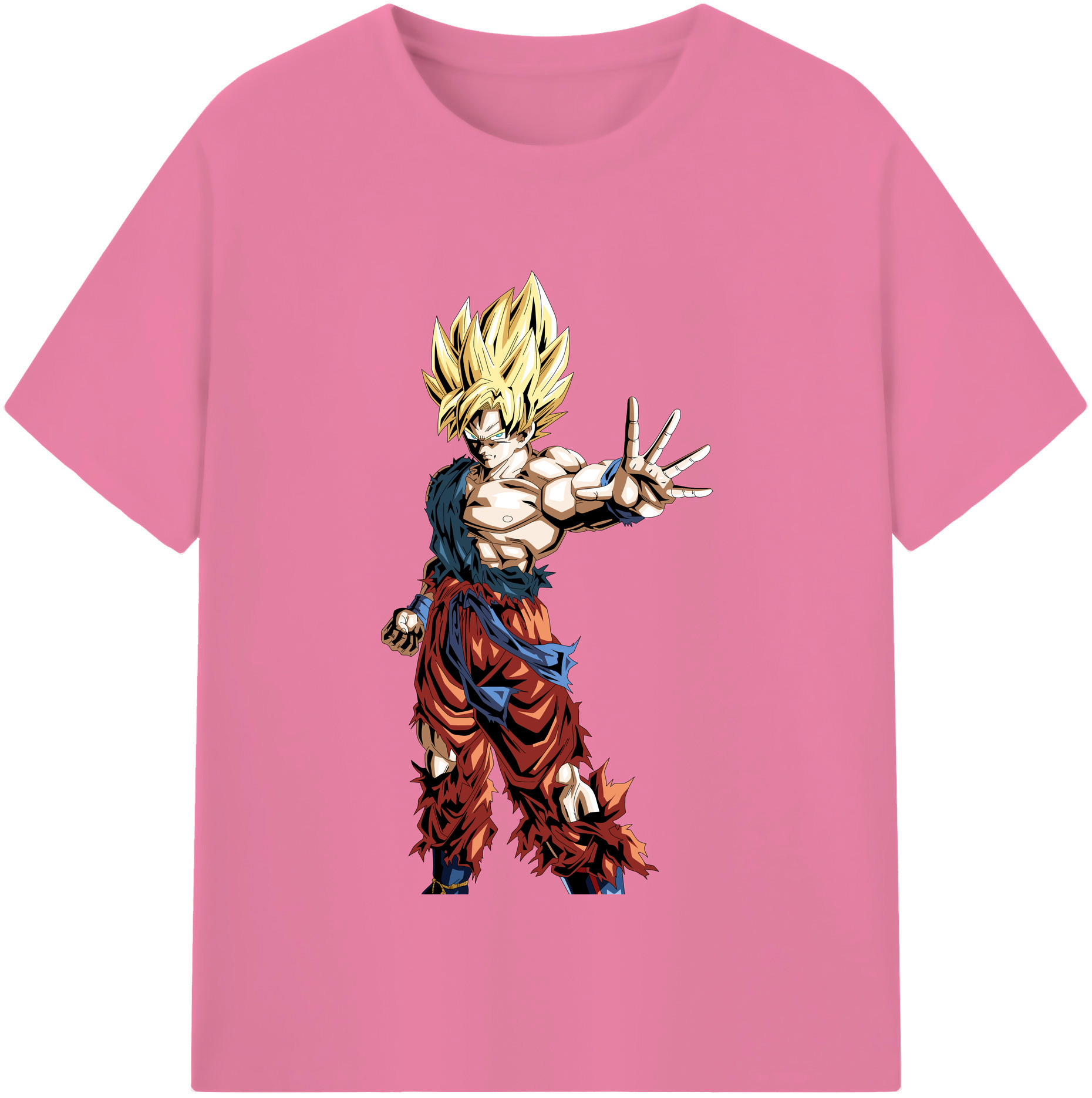 （画像用） ドラゴンボール 孫悟空（そん ごくう）Son Goku カカロット DRAGON BALL Kakarotto 綿100％半袖Tシャツ（フロントプリント）